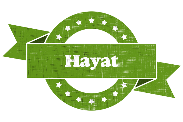 Hayat natural logo