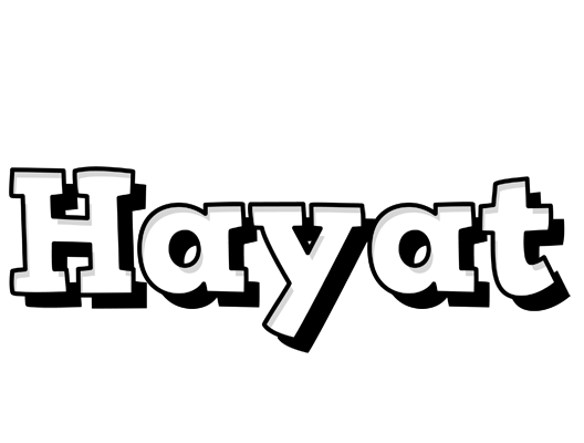 Hayat snowing logo