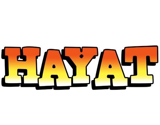 Hayat sunset logo