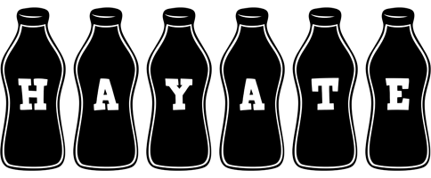 Hayate bottle logo