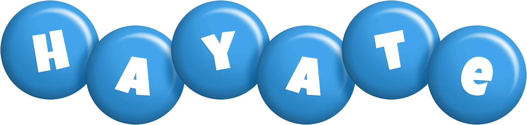 Hayate candy-blue logo