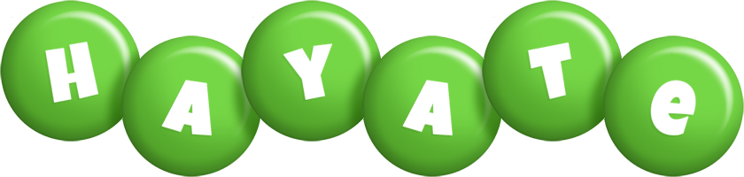 Hayate candy-green logo