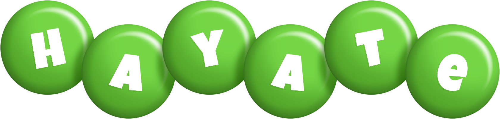Hayate candy-green logo