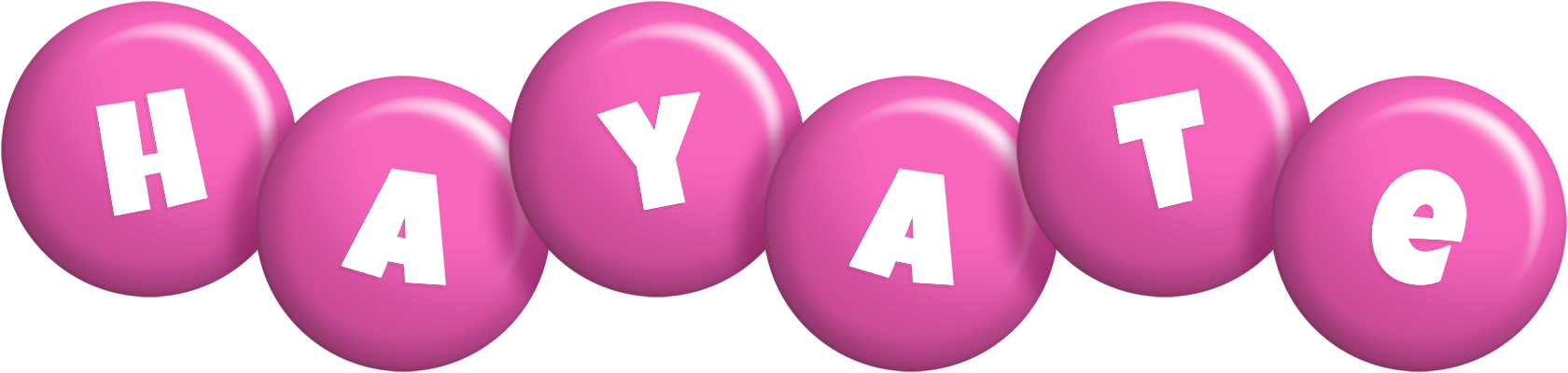 Hayate candy-pink logo