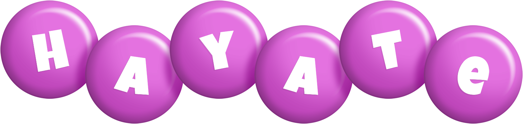 Hayate candy-purple logo