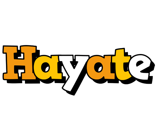 Hayate cartoon logo
