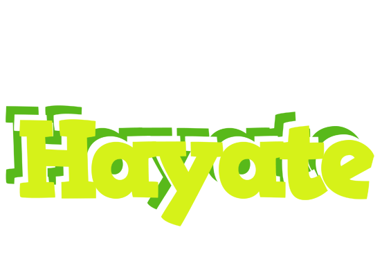 Hayate citrus logo