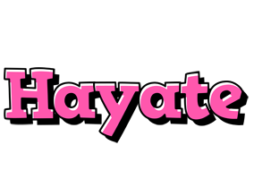 Hayate girlish logo