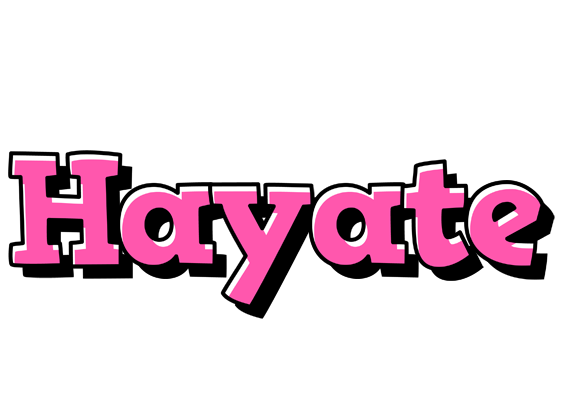 Hayate girlish logo