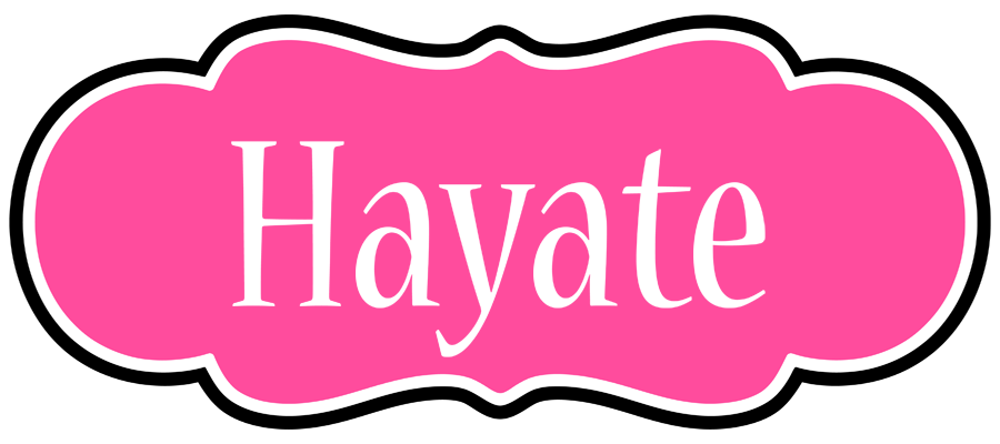 Hayate invitation logo