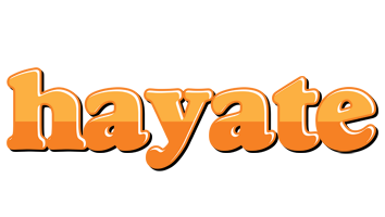 Hayate orange logo