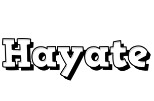 Hayate snowing logo