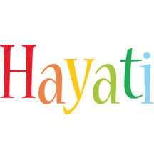 Hayati birthday logo