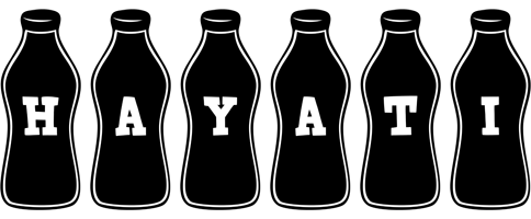 Hayati bottle logo