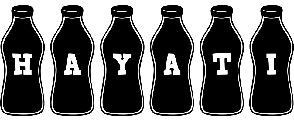 Hayati bottle logo