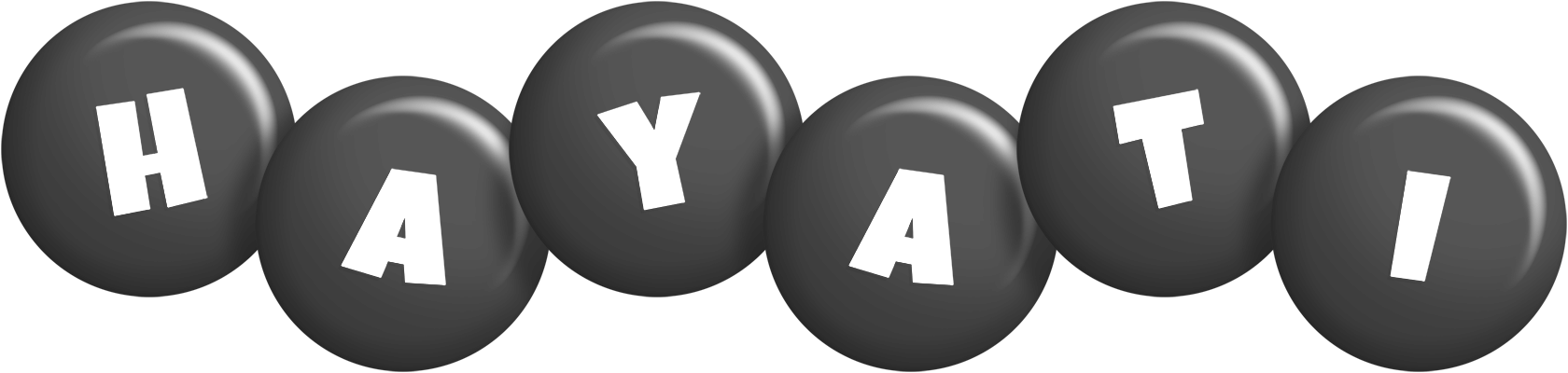 Hayati candy-black logo