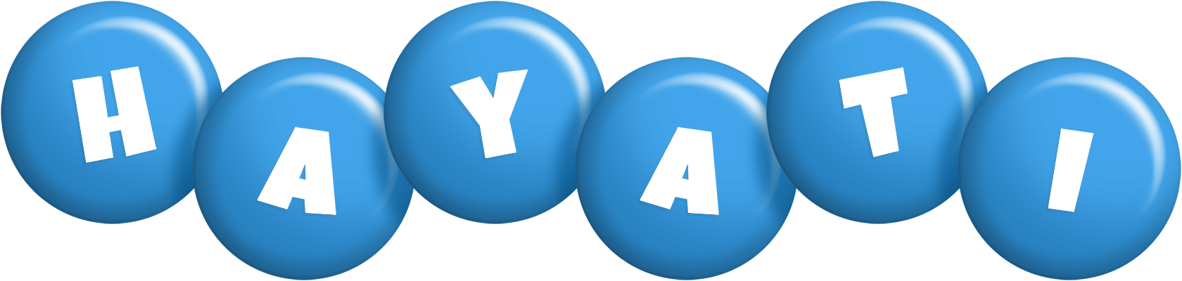 Hayati candy-blue logo