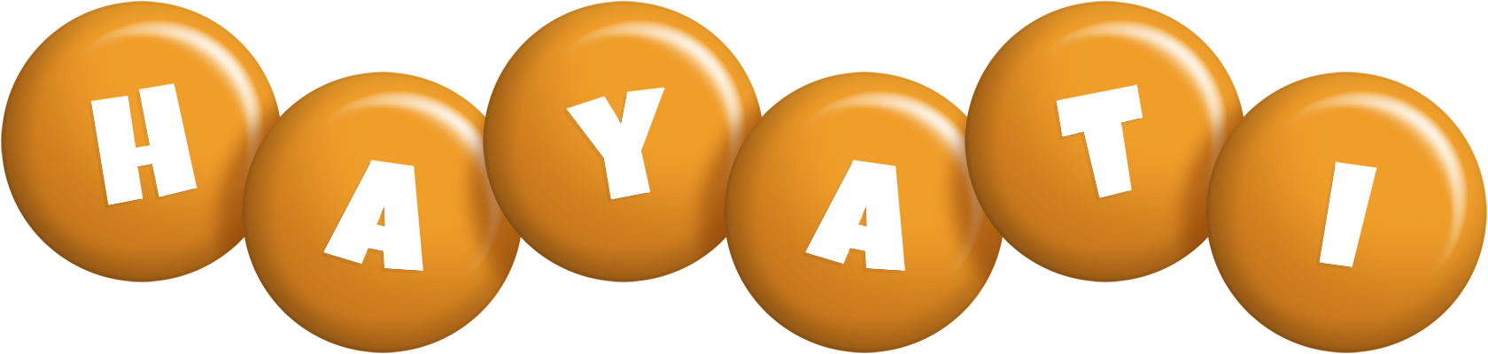 Hayati candy-orange logo