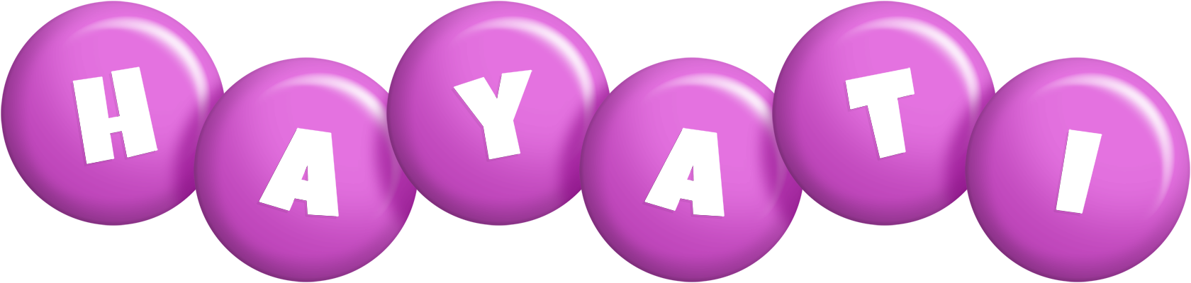 Hayati candy-purple logo