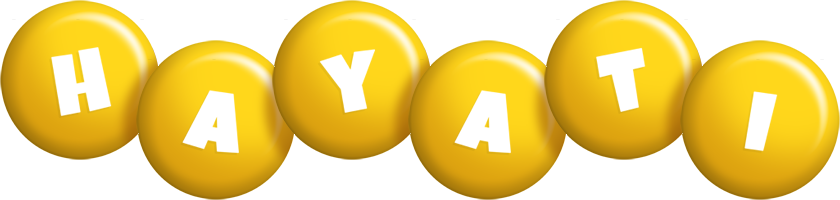 Hayati candy-yellow logo