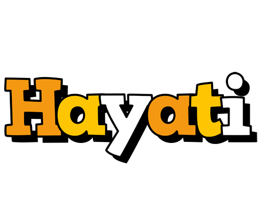 Hayati cartoon logo