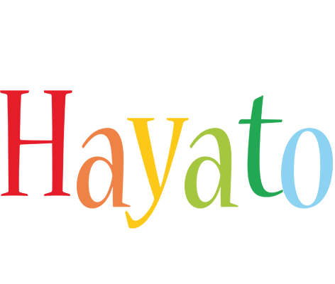 Hayato birthday logo