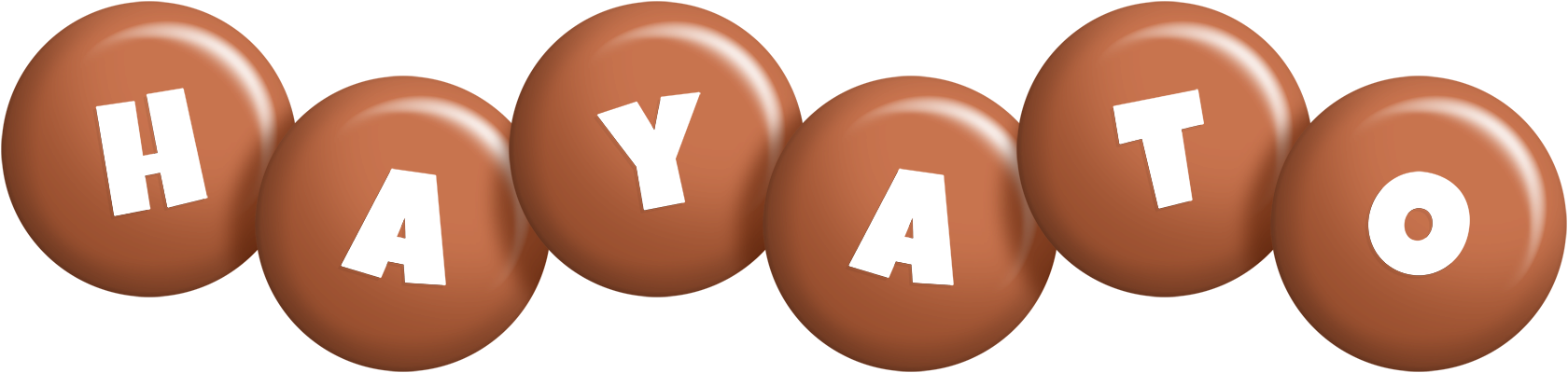 Hayato candy-brown logo