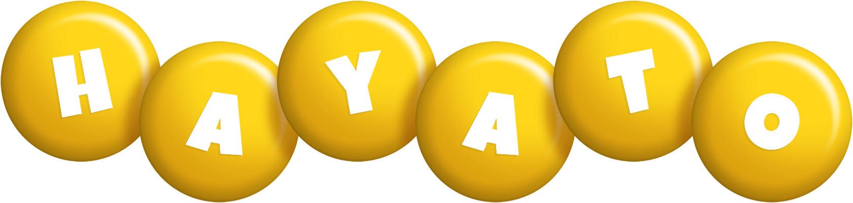 Hayato candy-yellow logo