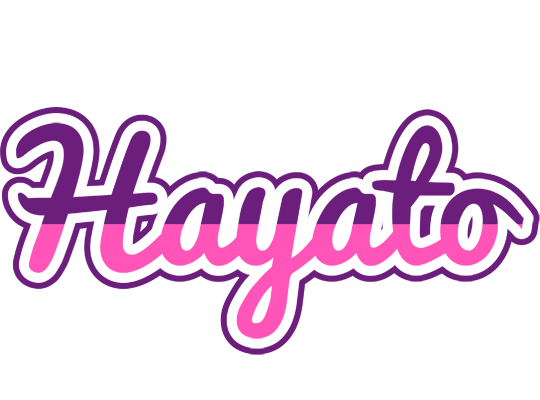 Hayato cheerful logo