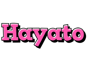 Hayato girlish logo