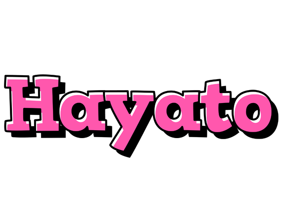 Hayato girlish logo