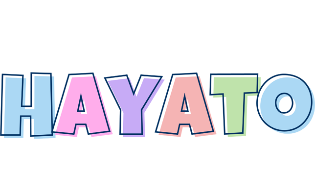 Hayato pastel logo