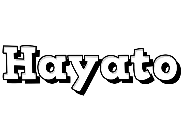 Hayato snowing logo