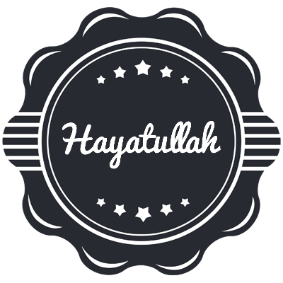 Hayatullah badge logo