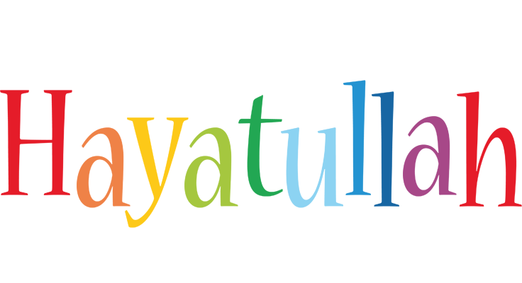 Hayatullah birthday logo