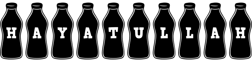 Hayatullah bottle logo