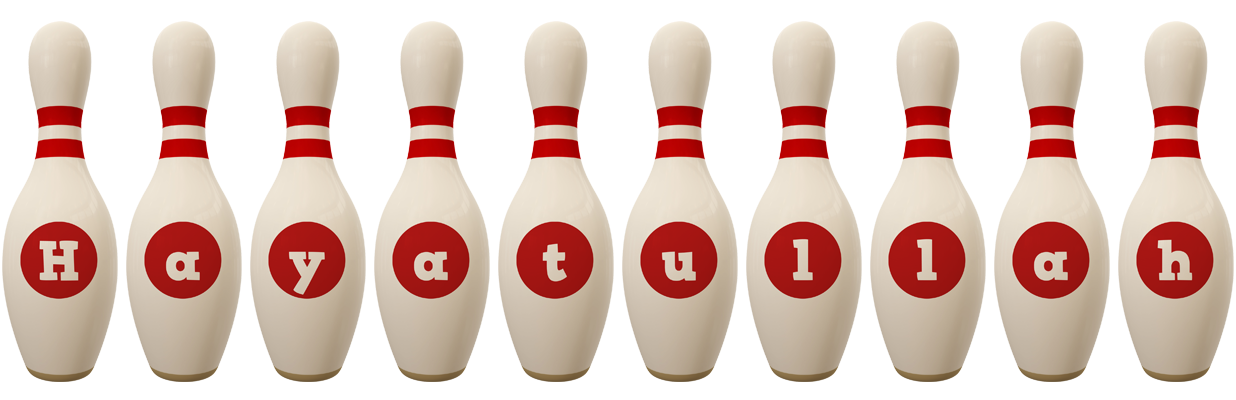 Hayatullah bowling-pin logo