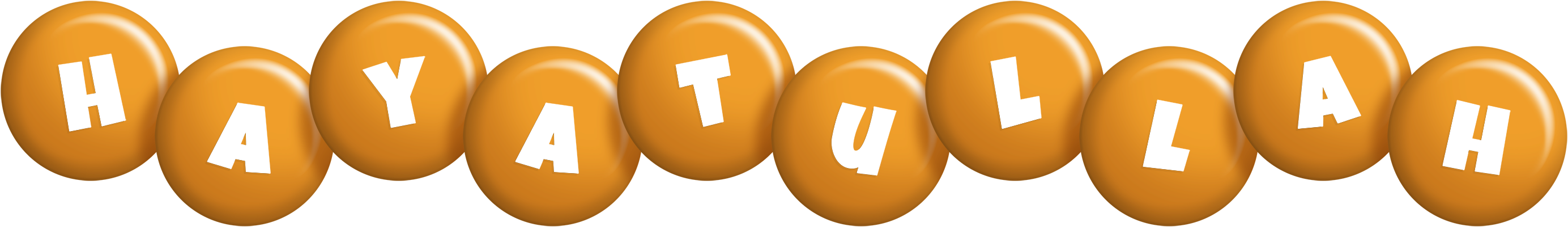 Hayatullah candy-orange logo