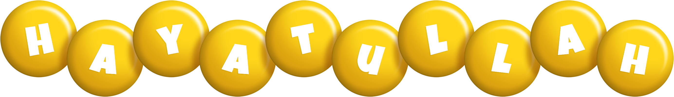 Hayatullah candy-yellow logo