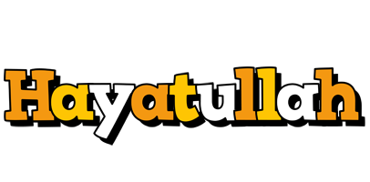 Hayatullah cartoon logo