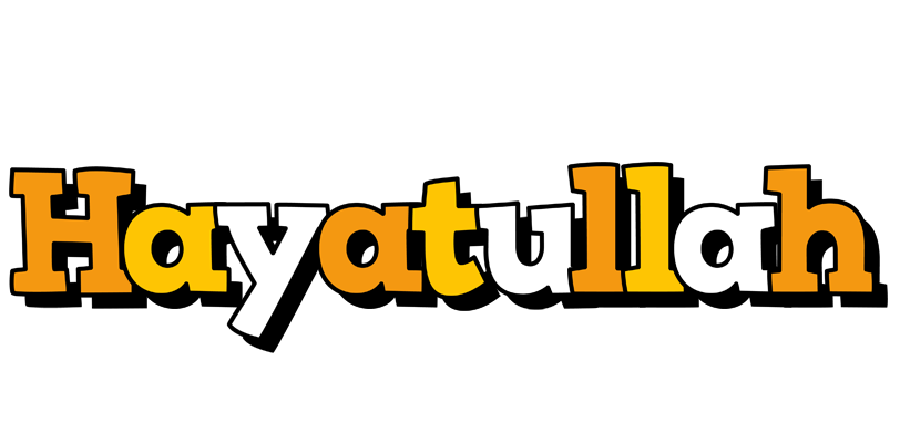 Hayatullah cartoon logo