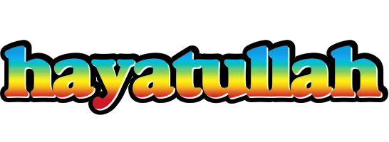 Hayatullah color logo