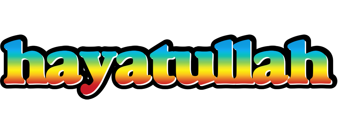 Hayatullah color logo