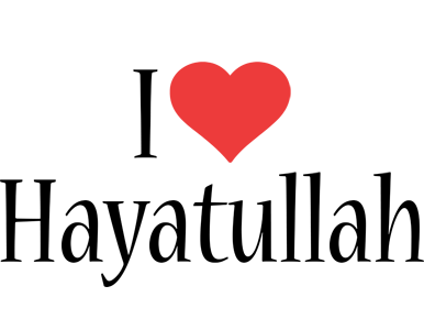 Hayatullah i-love logo