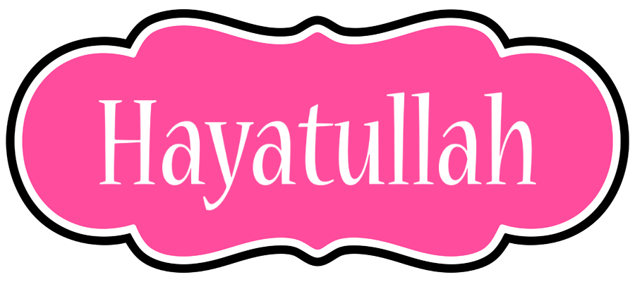 Hayatullah invitation logo