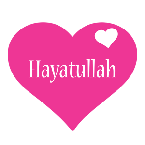 Hayatullah love-heart logo