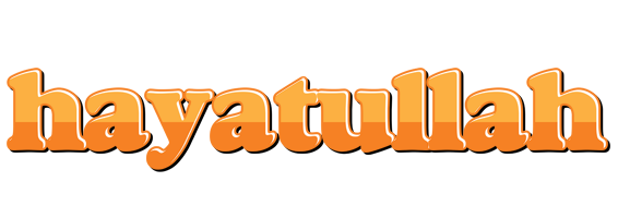 Hayatullah orange logo
