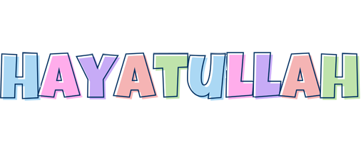 Hayatullah pastel logo