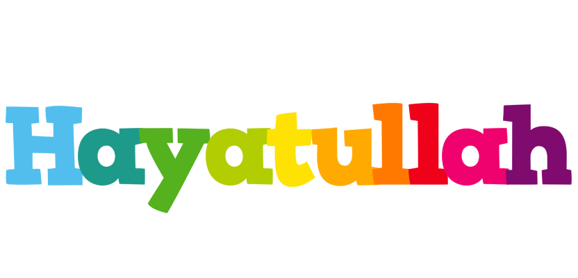 Hayatullah rainbows logo