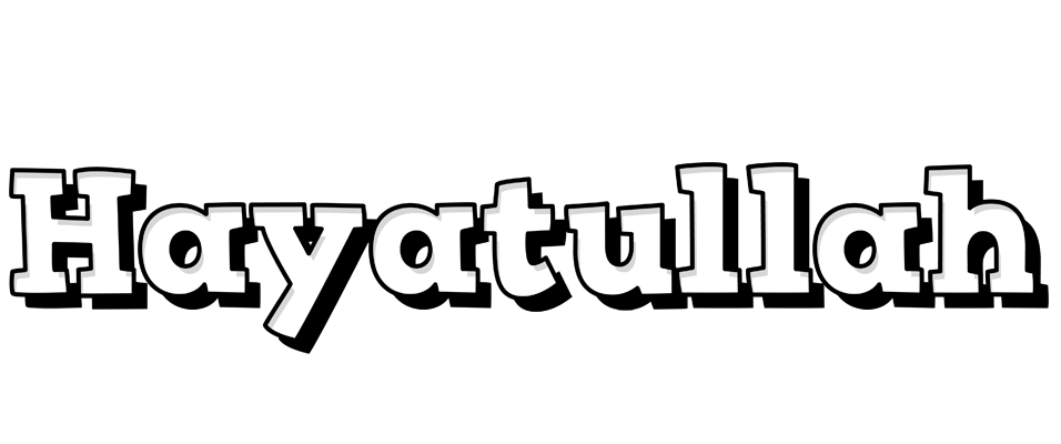 Hayatullah snowing logo